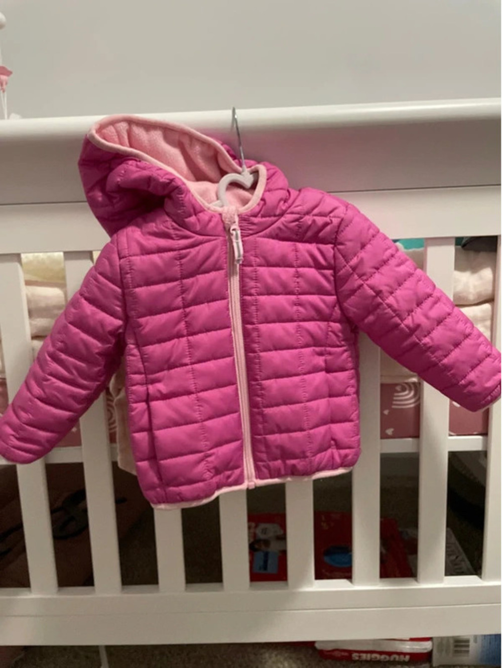 Girl’s puffer style jacket - size 18 months